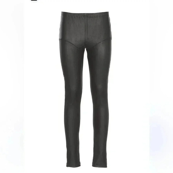 NWT Junya Watanabe Comme des Garçons Leather Leggings size Medium - Picture 1 of 14